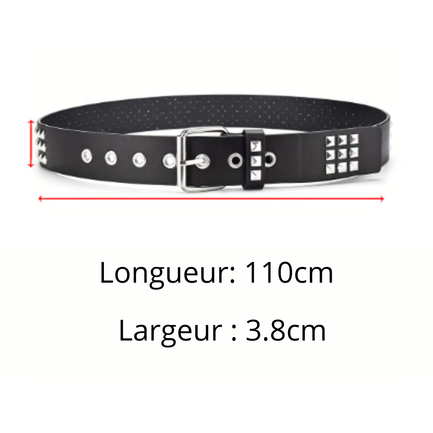 Ceinture Cloutée Punk Rock Femme/Homme – Style Alternatif