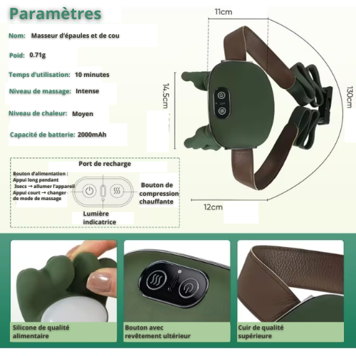 Masseur électrique cervicales & épaules-MIST