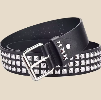 Ceinture Cloutée Punk Rock Femme/Homme – Style Alternatif
