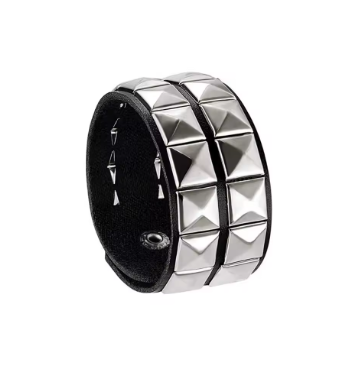 Bracelet Cloutée Punk Rock Femme/Homme– Style Alternatif